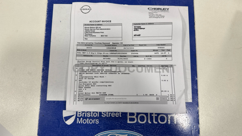 Nissan Juke 1.0 DiG-T 114 N-Connecta 5dr Petrol Hatchback